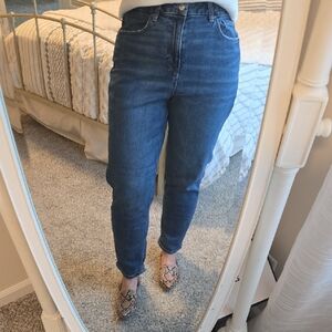 American Eagle Outfitters Dark Blue Straight Leg Jeans